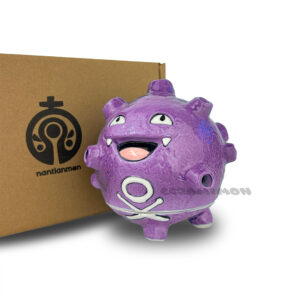 koffing purple hand–painted